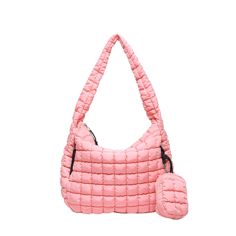 Women's Cloud Fashion Dumpling Large Capacity Down Shoulder Bags