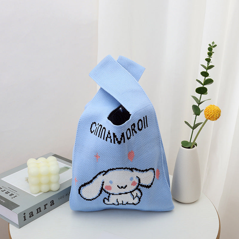 Cool Women's Knitted Cute Cartoon Woven Bags