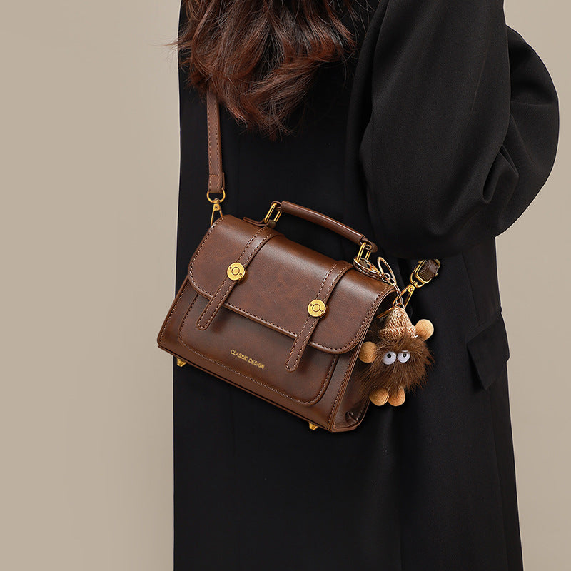Women's Genuine Leather High-grade Design Cambridge Women's Messenger Bag