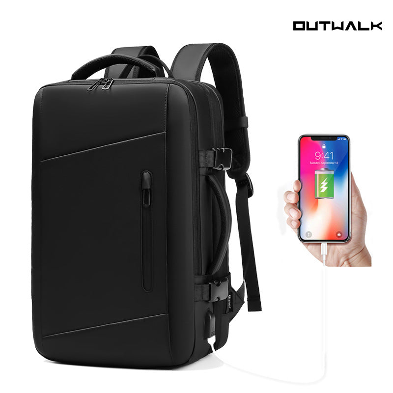 Unique Men's Expansion Business Waterproof Multifunctional Bags