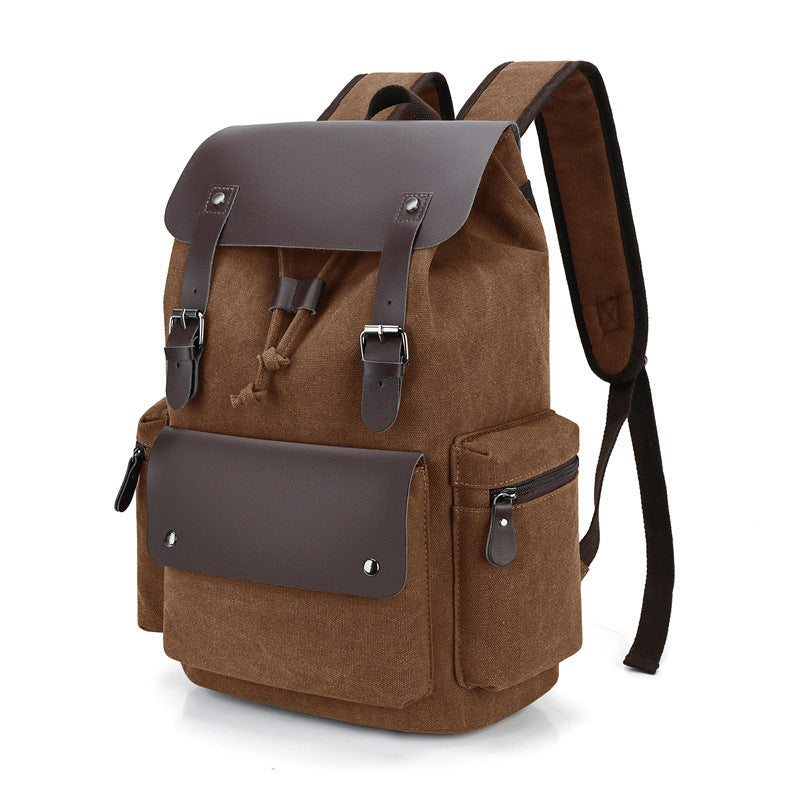 Men's Stylish Canvas Trend Large Capacity Backpacks