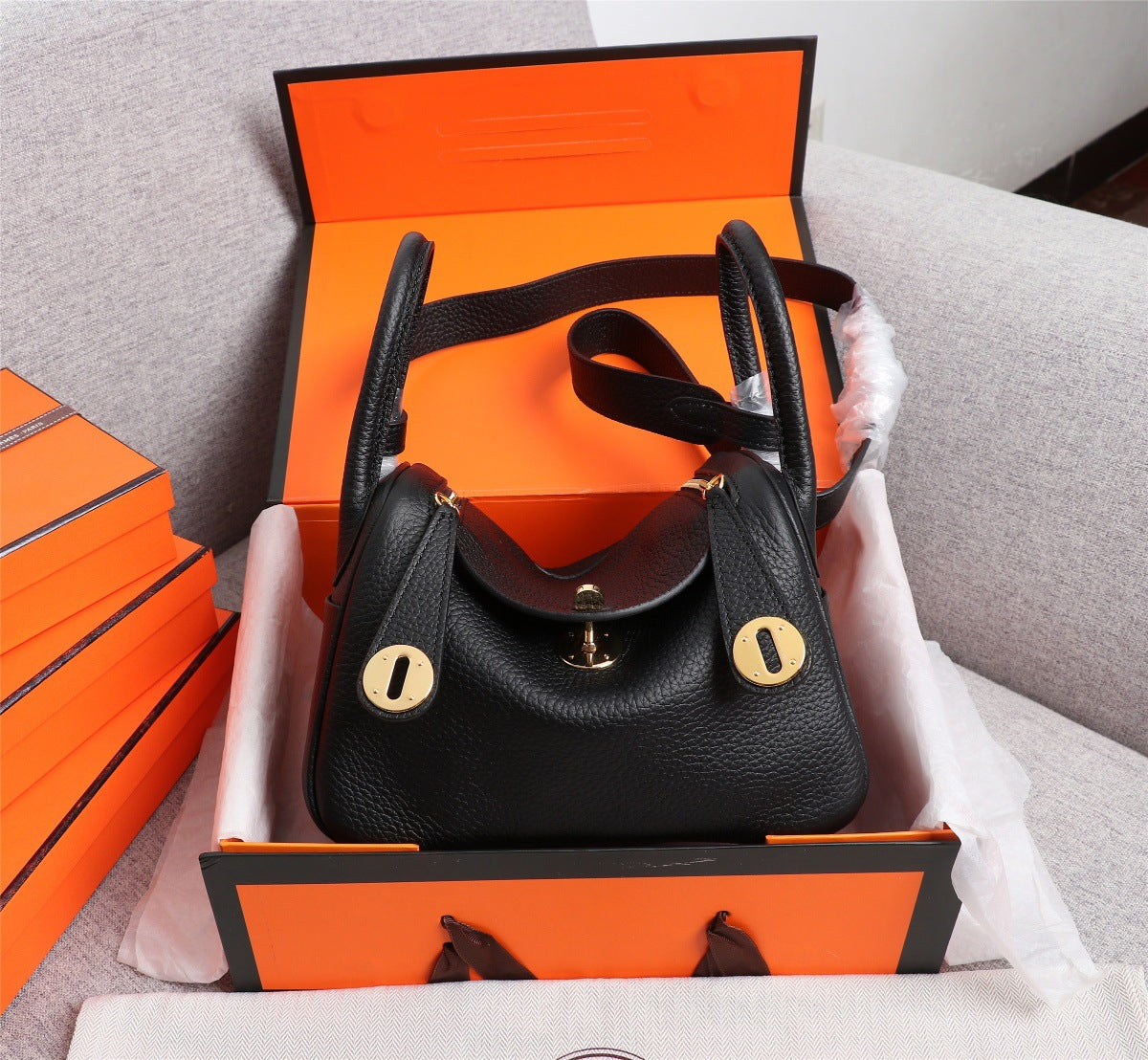 Lindy Cowhide Pillow Doctor Medical Box Bags