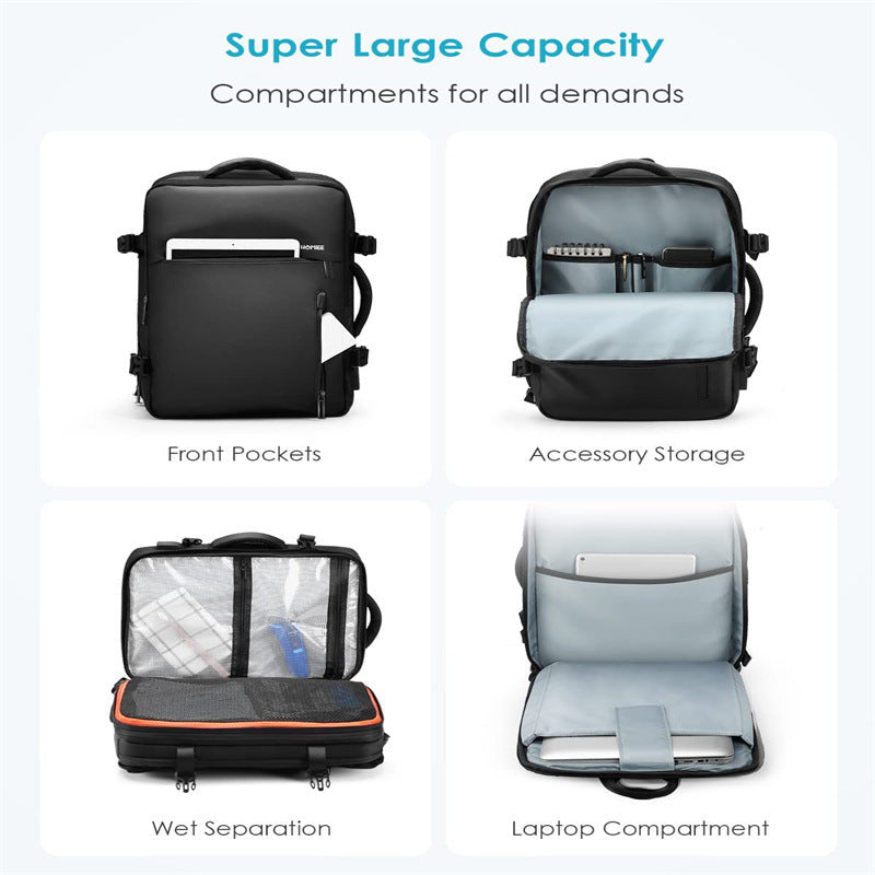 Men's Charging Large Capacity High-grade Multifunctional Backpacks