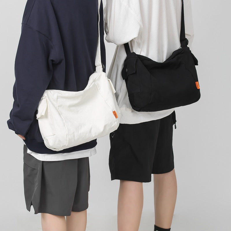 Style Large Capacity Washed Canvas Leisure Shoulder Bags