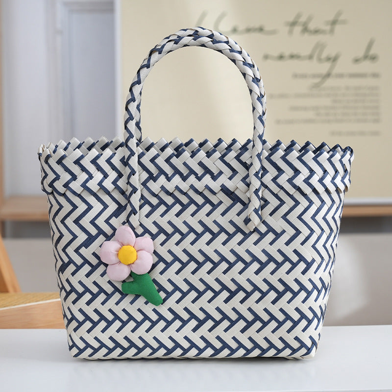 Women's Woven Urban Simple Horizontal Daily Matching Bags