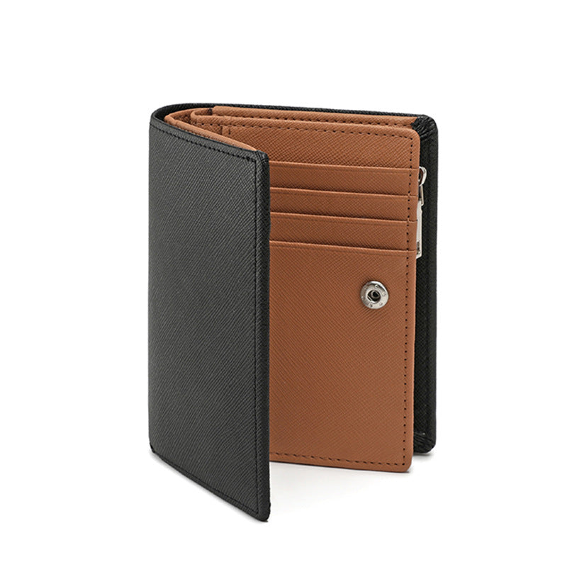 Men's Short Multiple Slots Fashion Vertical Mini Men's Wallets