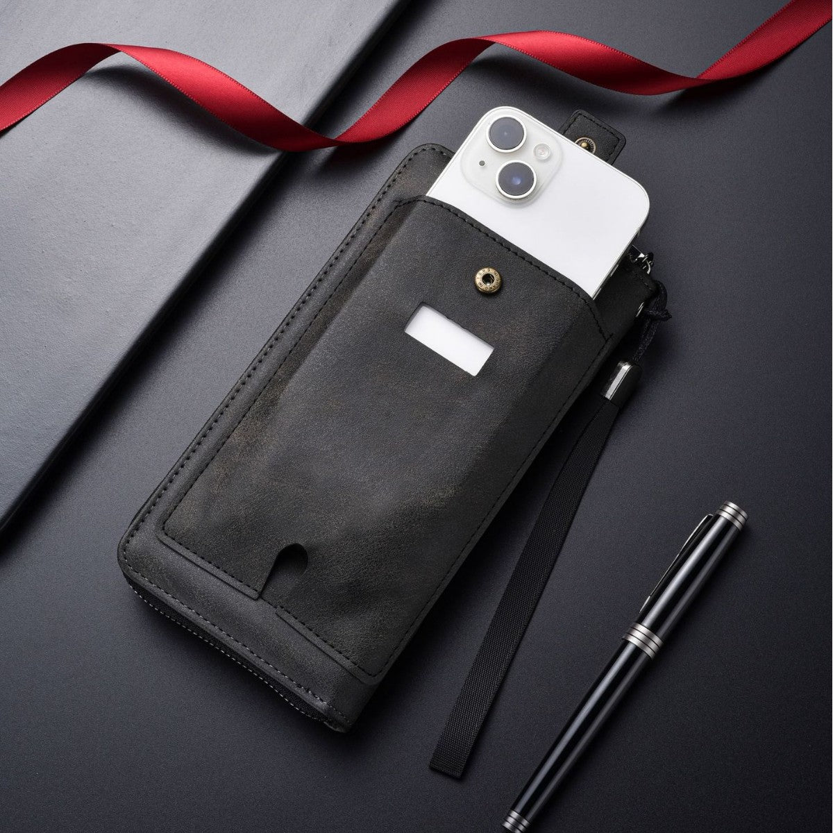Men's Zipper Multiple Slots Long Mobile Men's Wallet