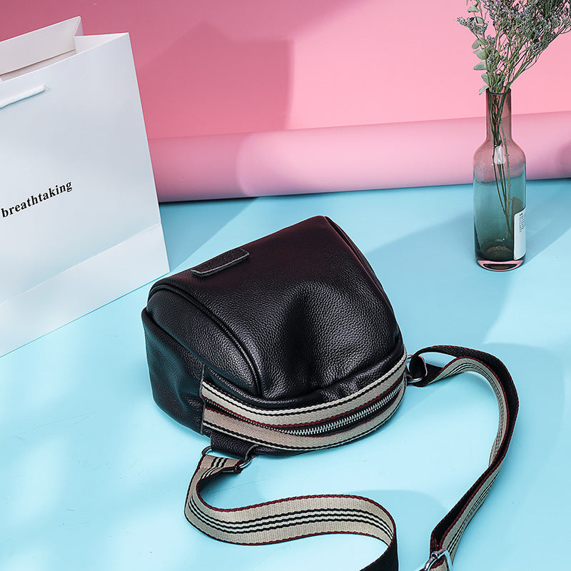 Cowhide Simple Fashion Large Capacity Solid Bags