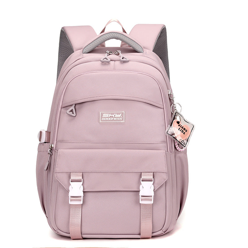Simple Large Capacity Female Junior High Backpacks