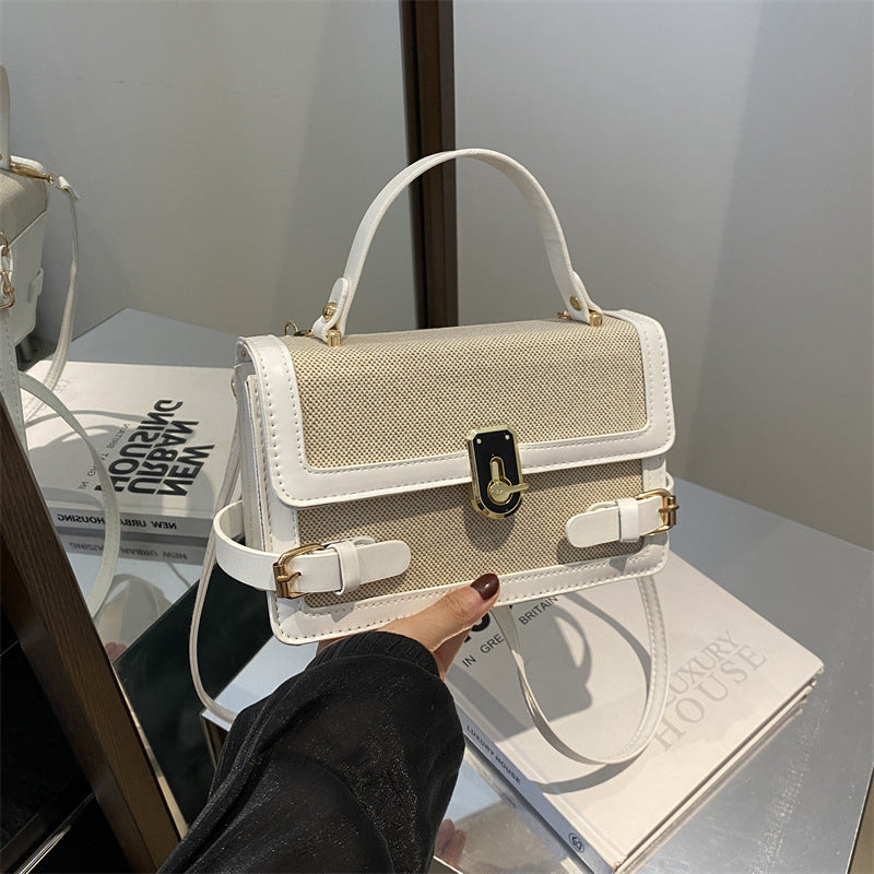 Popular Summer Trend Contrast Color Western Women's Shoulder Bag