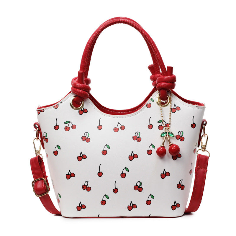 Trendy Girly Fashion Commuting Cute Pendant Large Handbags