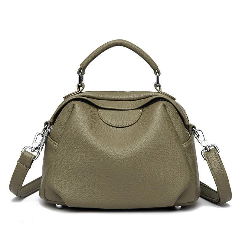 Women's Sense Retro Easy Matching Mom Large Shoulder Bags