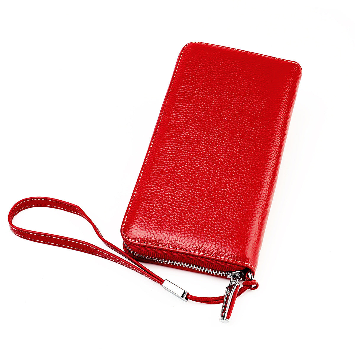 Women's Capacity Long Top Layer Cowhide Multi Ladies Wallets