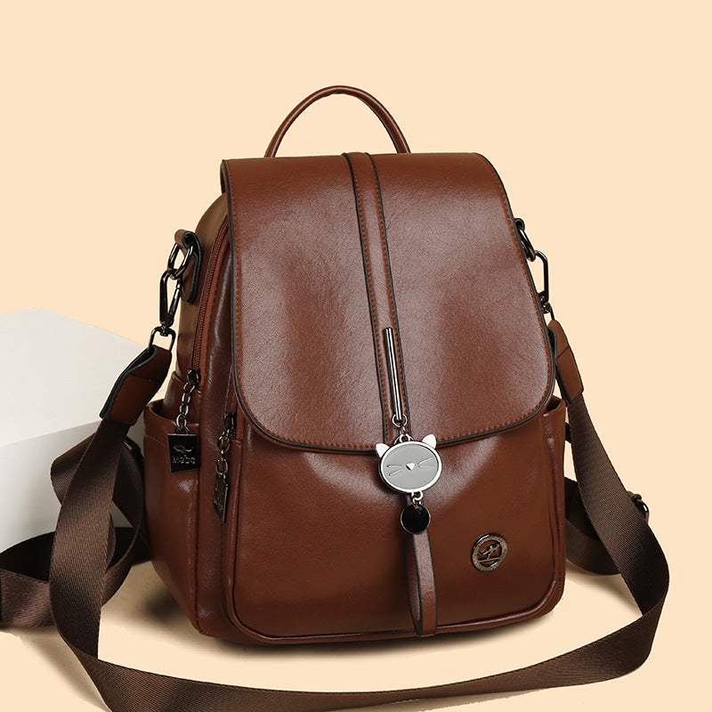 Women's Fashion Trend Simple Versatile Large Capacity Backpacks