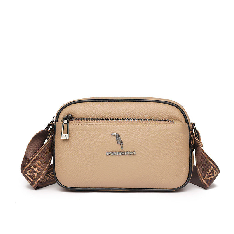 Women's Genuine Leather High-grade Niche Korean Style Trendy Shoulder Bags