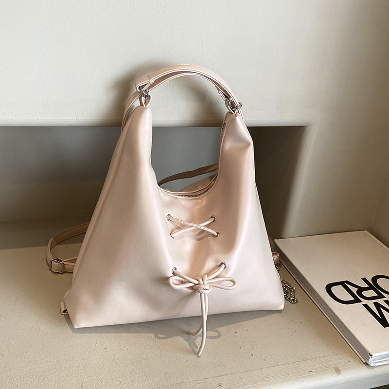 Women's Korean Style Bowknot Fashionable Portable Lightweight Women's Shoulder Bag