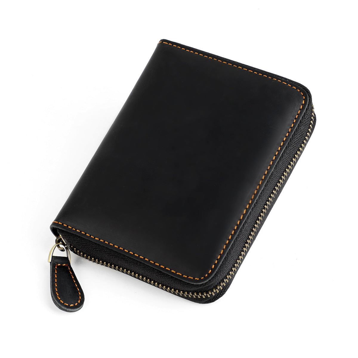 Swiping Organ Vintage Style Genuine Leather Passport Card Holder