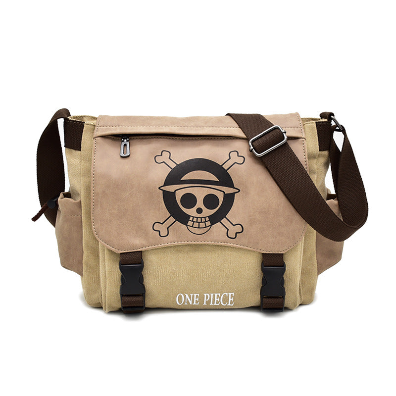 Men's No Canvas One Piece Joint Name Men's Shoulder Bags