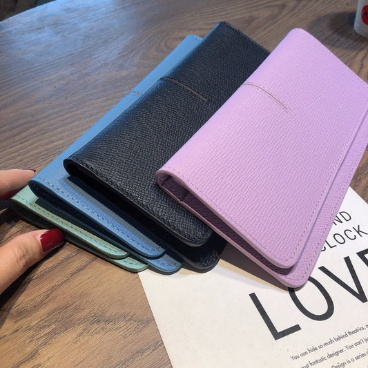 Women's Thin Soft Large Capacity First Layer Cattlehide Ladies Wallets