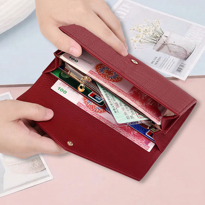Long Multifunctional Clutch Large Capacity Mobile Ladies Wallet