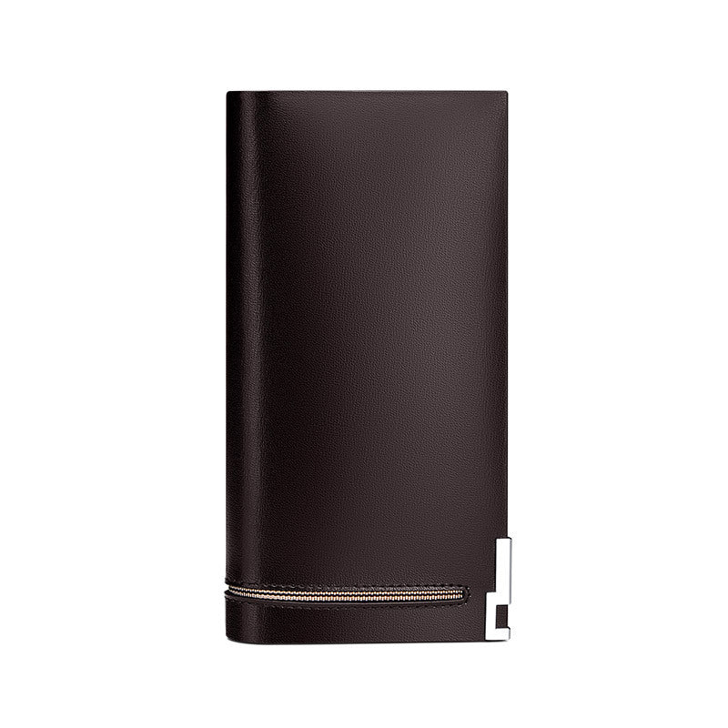 Men's Paul Long Genuine Leather Large Capacity Card Holder