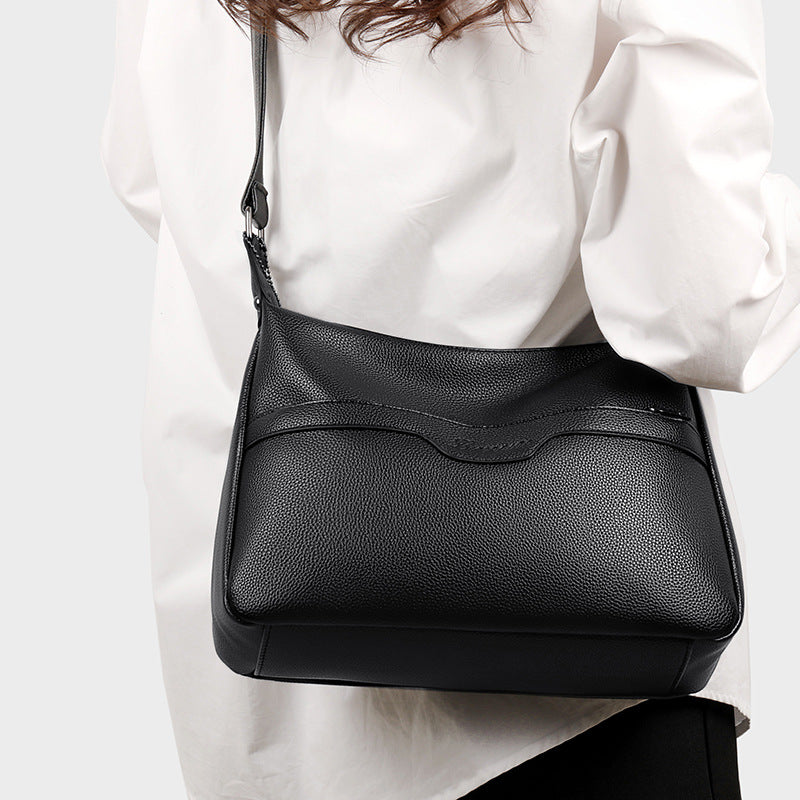 Women's Fashion Underarm Simple Large Capacity Soft Crossbody Bags