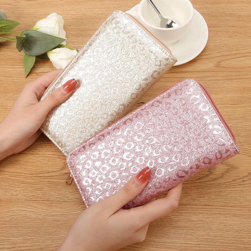 Versatile Women's Long Zip Clutch Mobile Purses