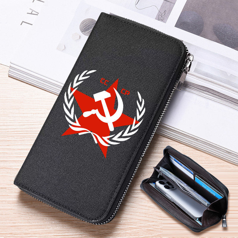 Men's Soviet Union Socialist Culture Aerospace Space Style Men's Wallet