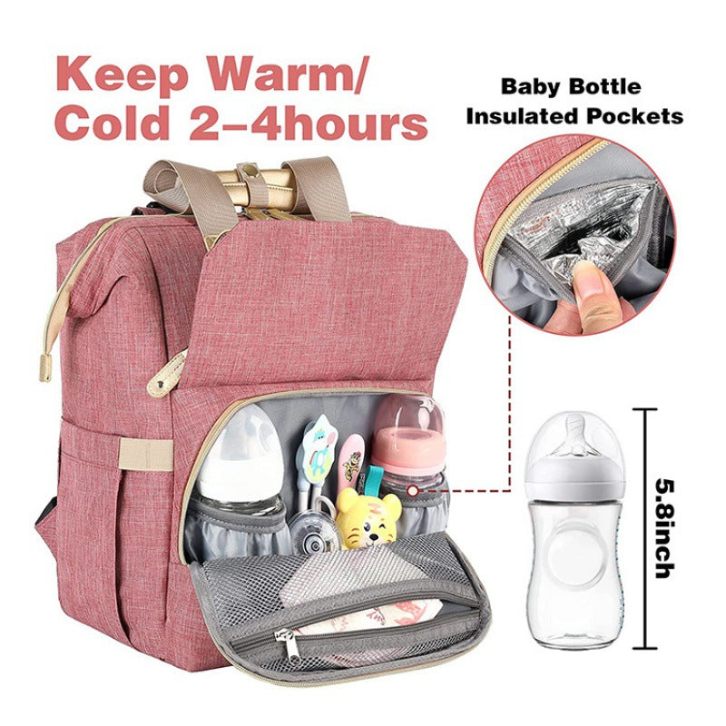 Comfortable Large Capacity Mummy Portable Diaper Bags