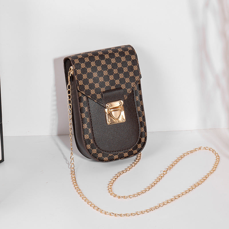 Comfortable Women's Fashion Retro Chain Mobile Bags