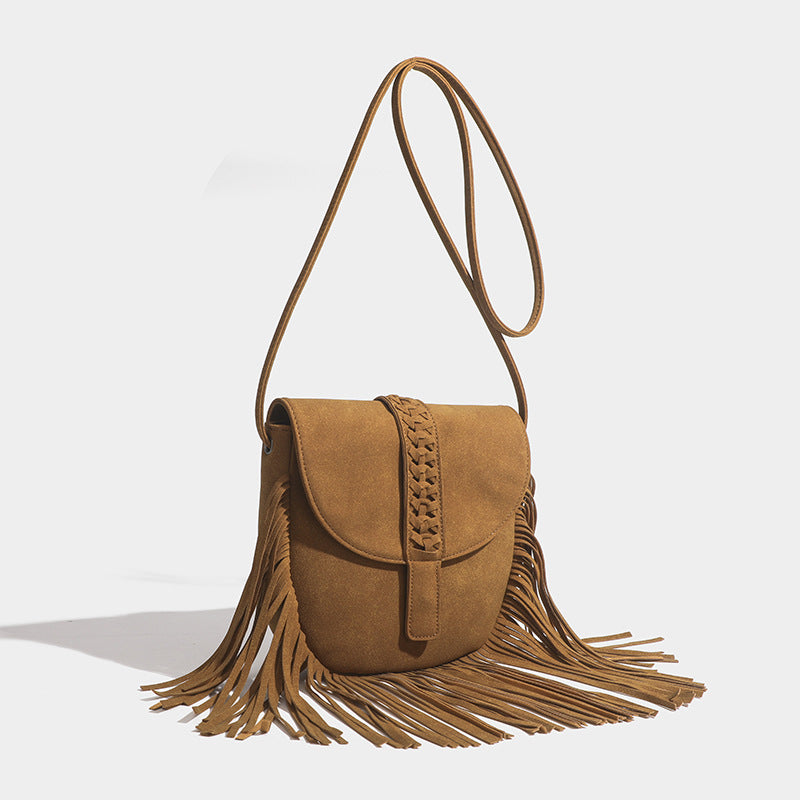 Winter Faux Deerskin Veet Cover Oblique Bags