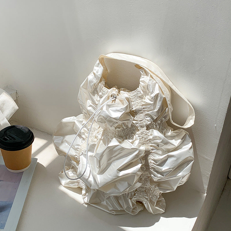 Personalized Drawstring Cloud Irregular Underarm High Shoulder Bags