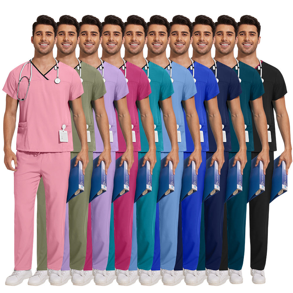 Washing Medical Work Clothes Thin Sleeve Suits