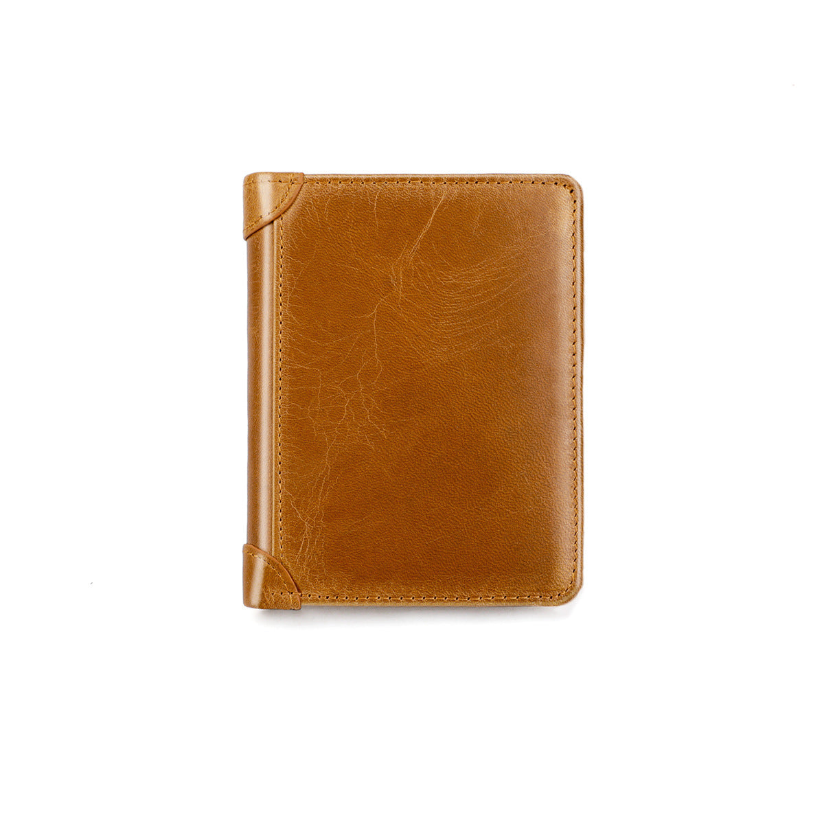 Men's Cowhide Multiple Slots Genuine Leather Cover Men's Wallets