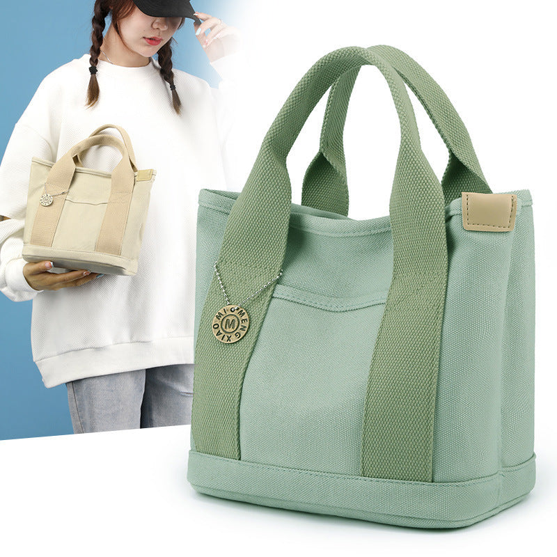 Women's Canvas Reticule Out Clutch Large Capacity Bags