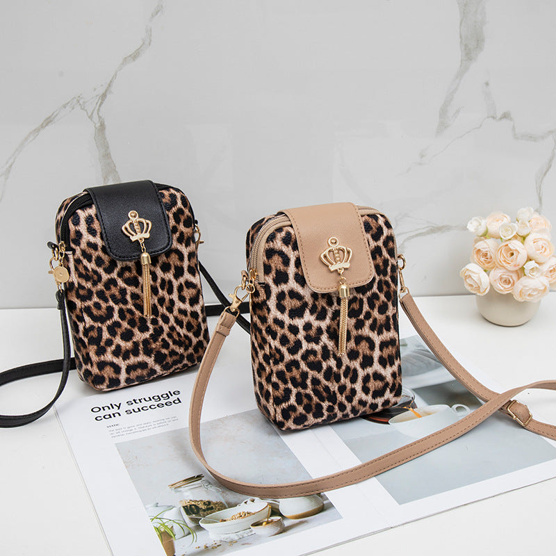 Unique Leopard Print Animal Pattern Fashion Women's Messenger Bag