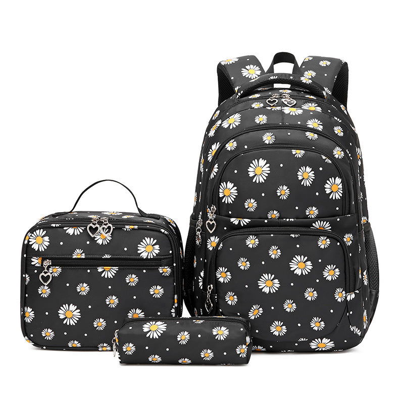 Primary Fresh Printed Waterproof Little Daisy Backpacks
