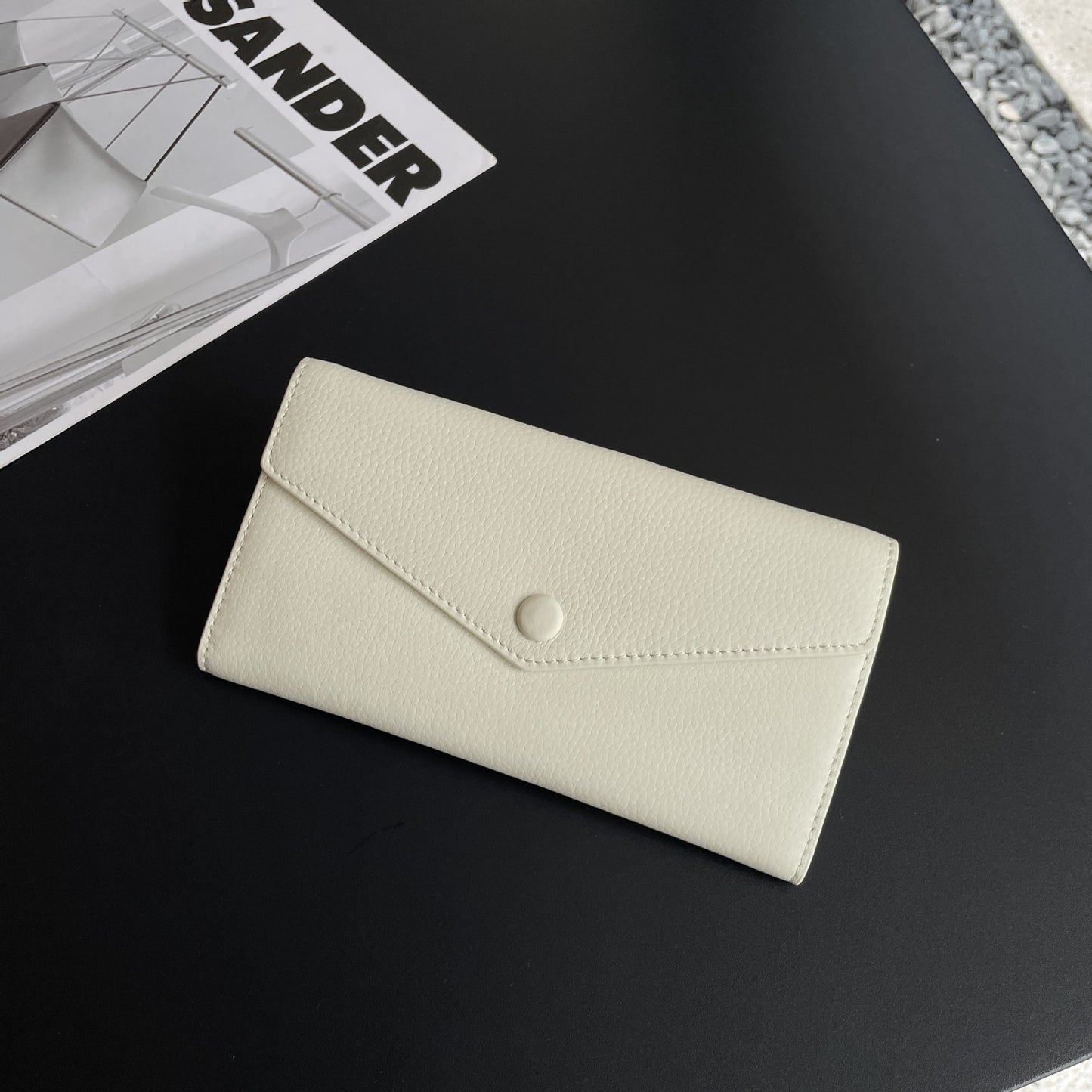 Women's Cowhide Long Large Capacity Genuine Leather Ladies Wallets