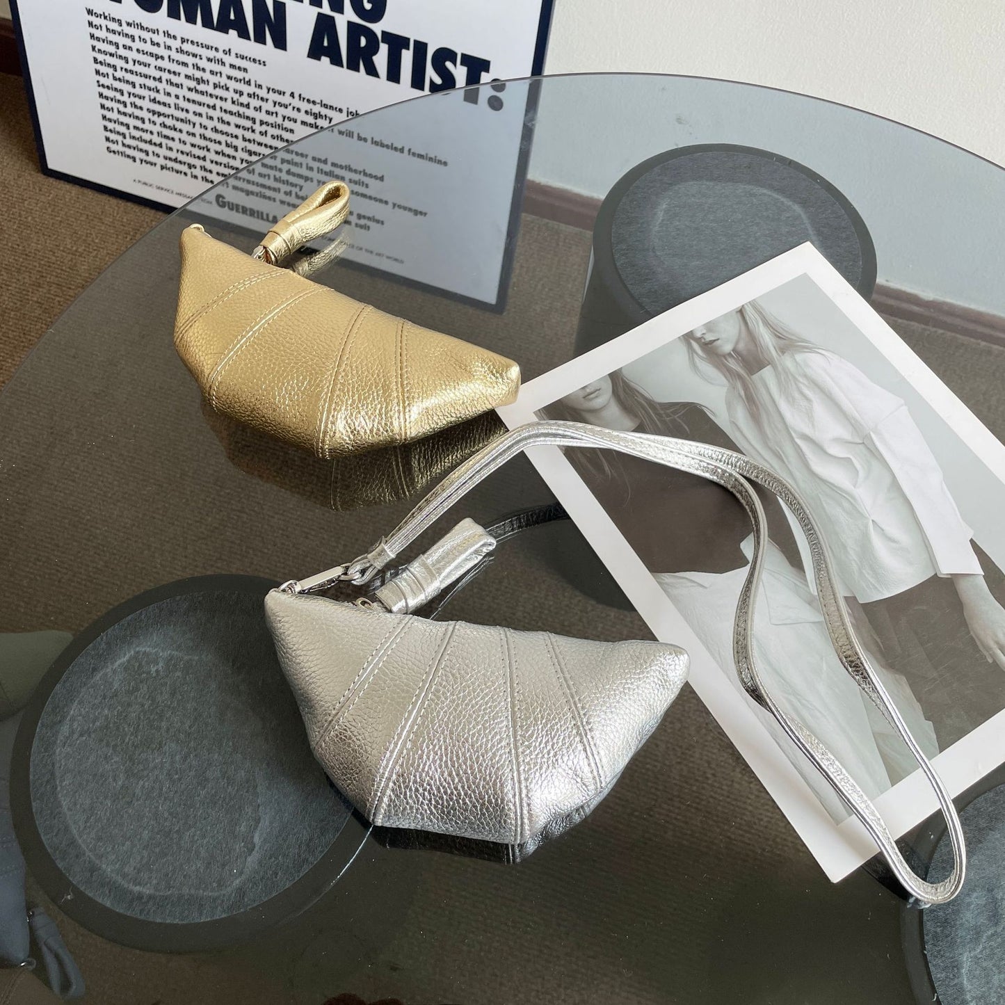 Hanging Neck Croissant Dumpling Can Be Ladies Wallets