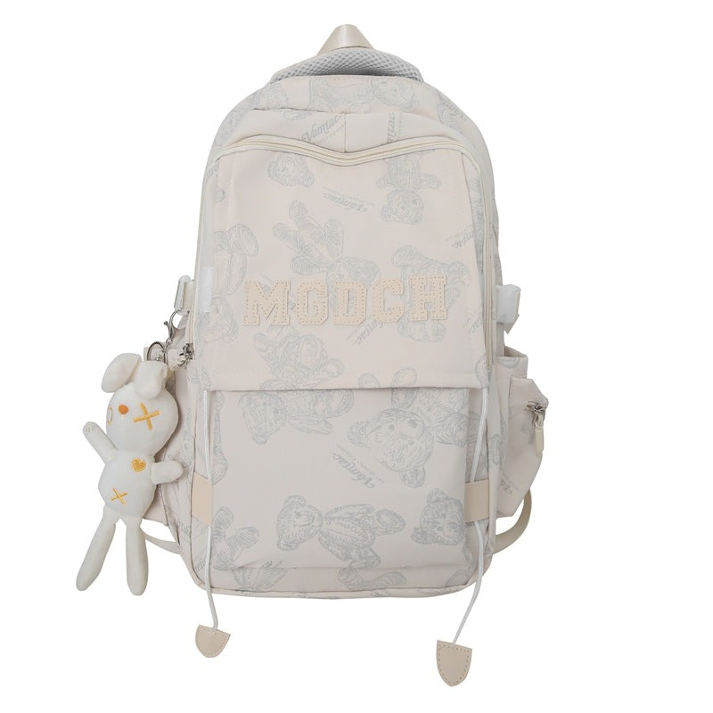 Bear Large Capacity Strong College High Middle School Students' Schoolbags