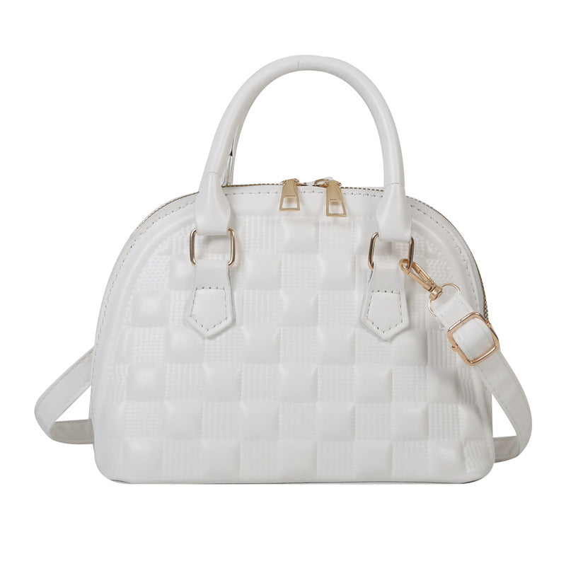 High-grade Shell Popular Chessboard Fashion Elegant Women's Shoulder Bag