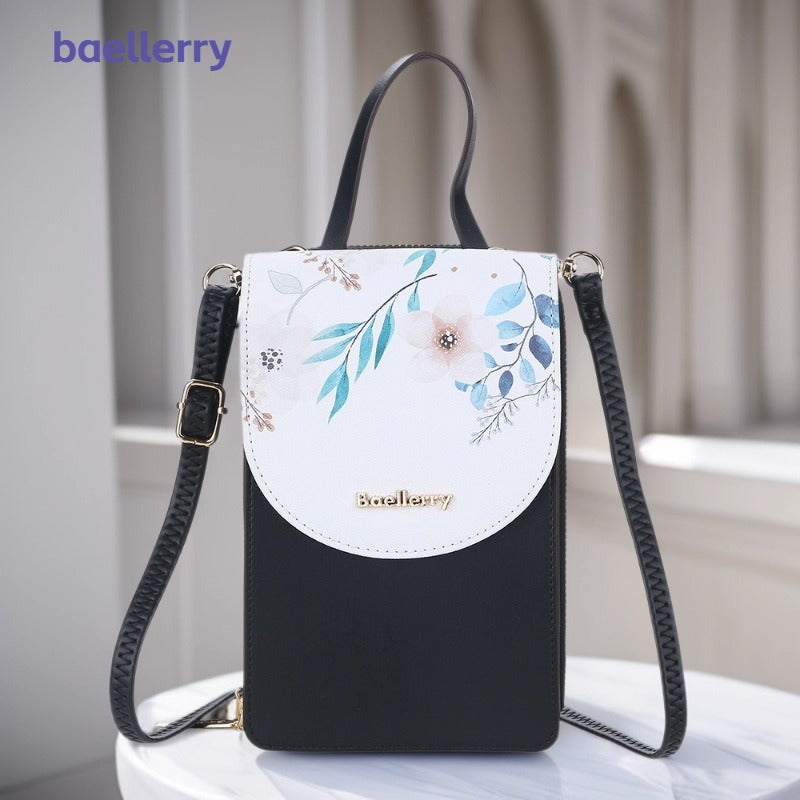 Women's Mobile Korean Touch Screen Printed Mini Women's Messenger Bag