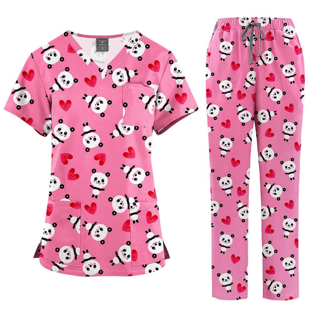 Thin Comfortable Breathable Doctor Nurse Medical Uniform