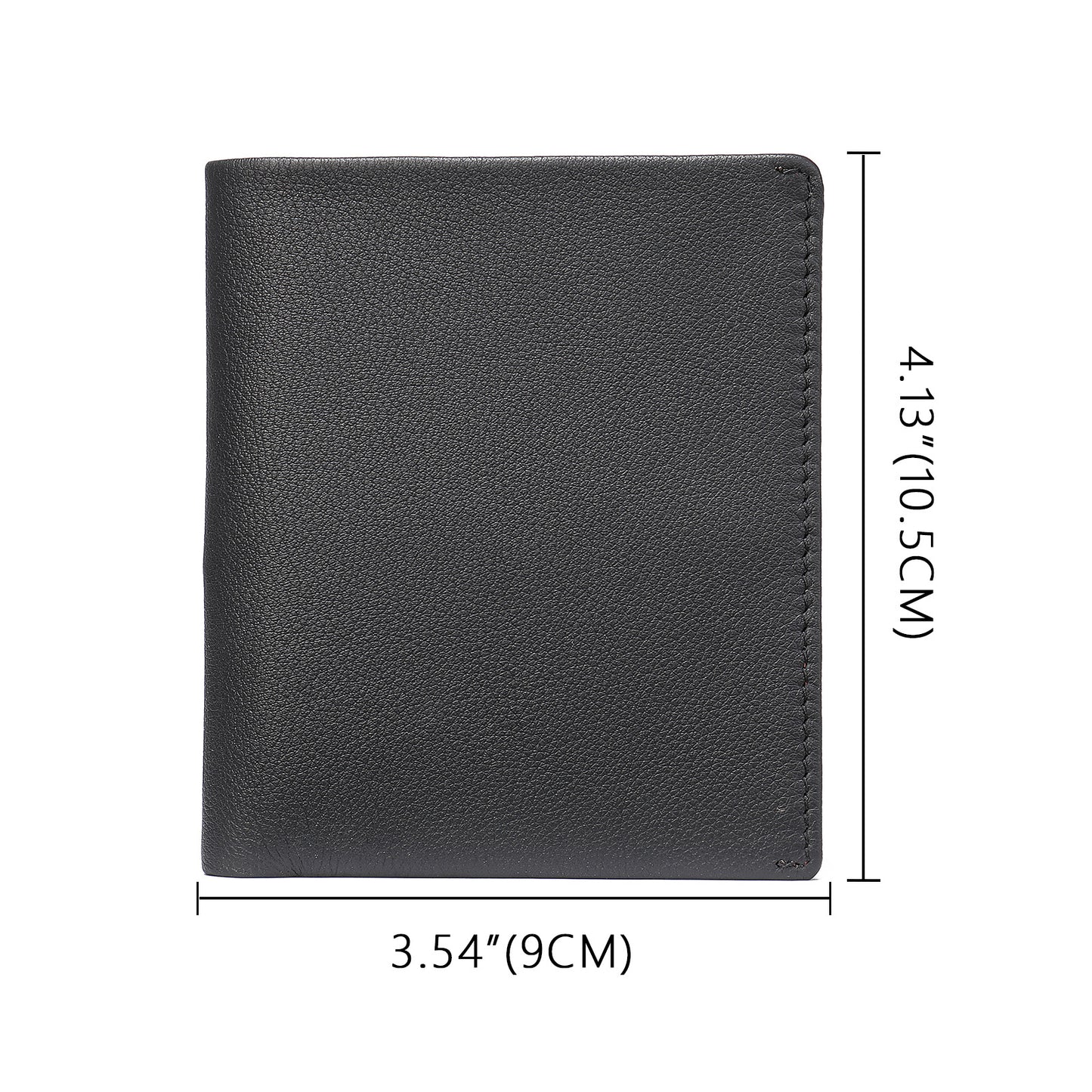 Men's Genuine Leather Business Gift Short First Men's Wallets