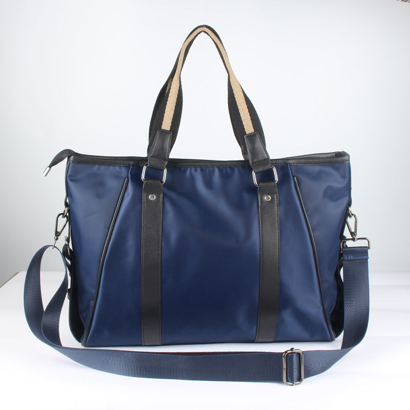 Men's Slouchy Trendy Korean Business Nylon Men's Shoulder Bags