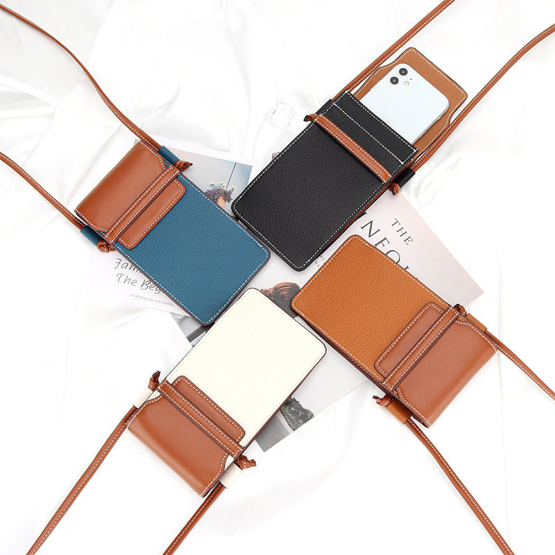 Women's Layer Leather Simple Fashion Genuine Vertical Bags