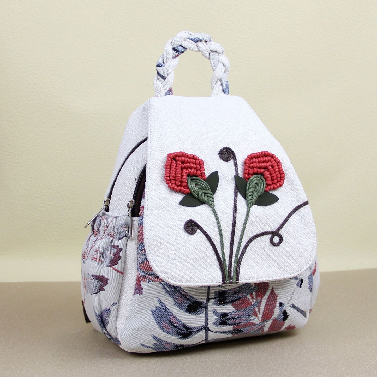 Weaving Ethnic Style Fresh Simple Fabric Backpacks