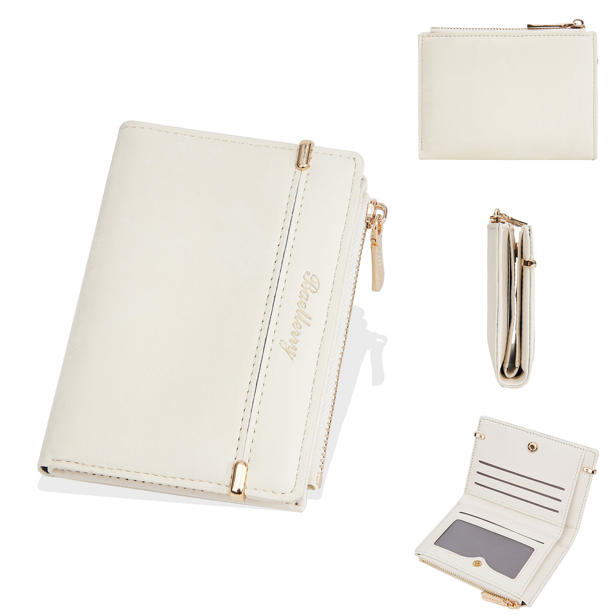 Women's Short Frosted Fashion Zipper For Coin Purses