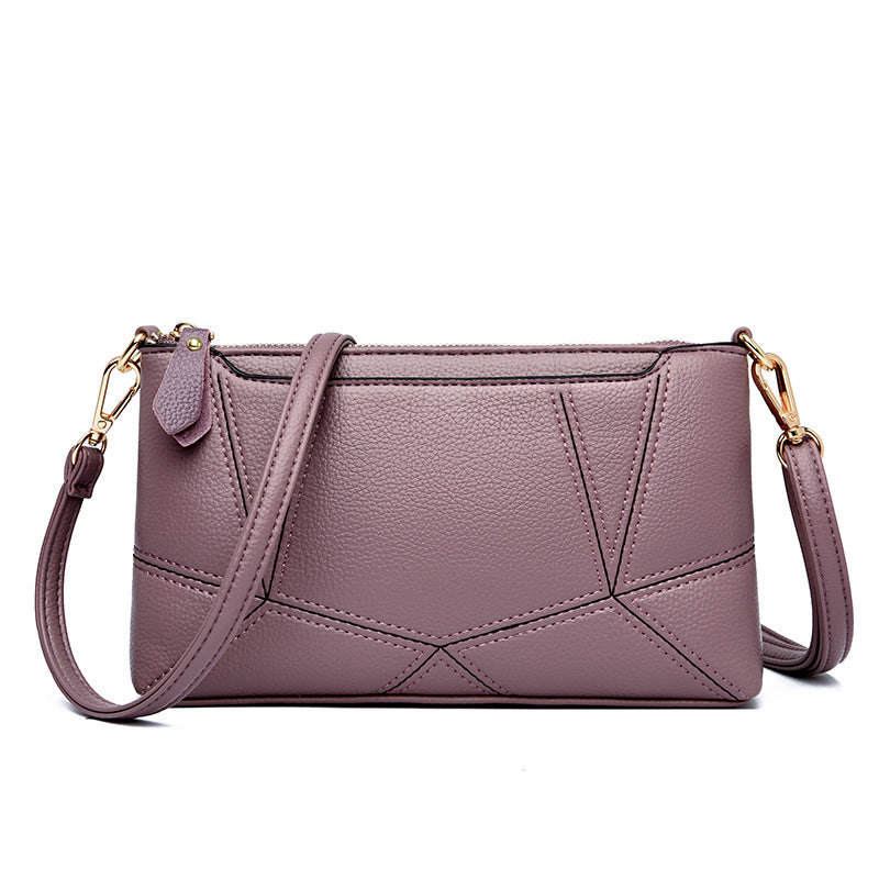 Women's Fashion Mom Clutch Texture Soft Leather Women's Messenger Bag