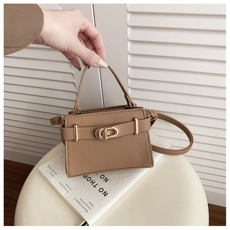 Women's Simple Decorative Texture Light Luxury Solid Color Women's Shoulder Bag